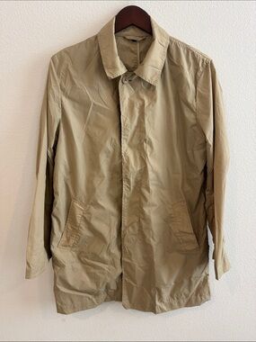 Muji Khaki Lightweight Trench Coat